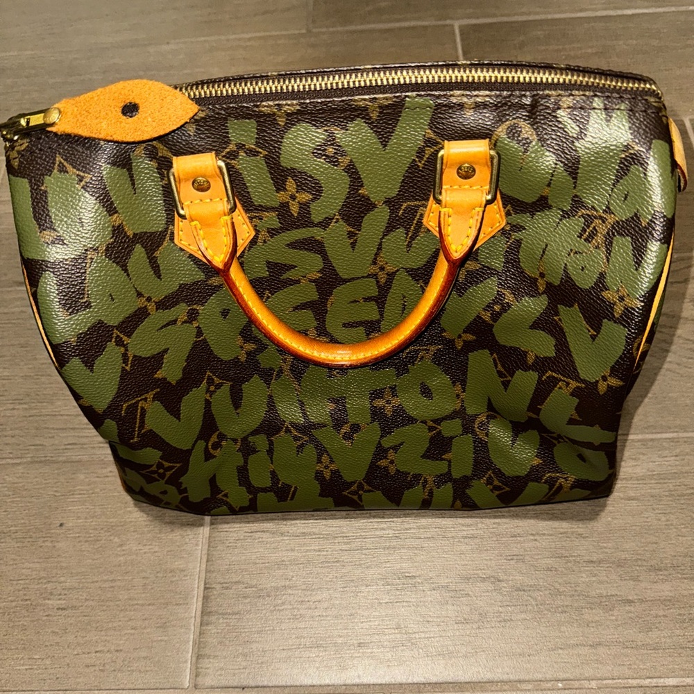 Louis Vuitton Stephen Sprouse Graffiti Khaki Speedy